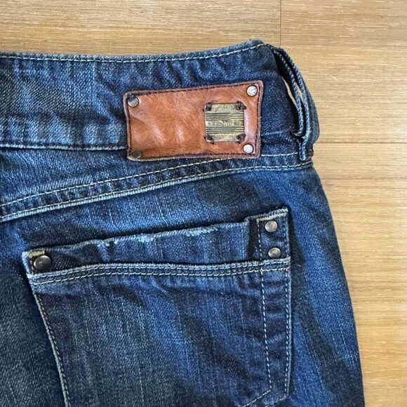 Diesel Women’s Ronhar Bootcut Flared Dark Blue Denim Jeans Size 25 Lux Designer - Picture 9 of 14